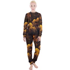 Autumn Fall Foliage Forest Trees Woods Nature Women s Lounge Set by danenraven