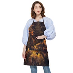 Autumn Fall Foliage Forest Trees Woods Nature Pocket Apron by danenraven