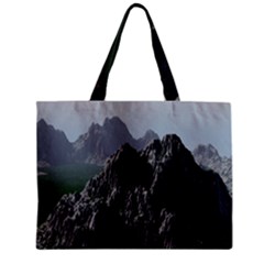 Terrain Mountain Rock Landscape Mountains Nature Zipper Mini Tote Bag by danenraven