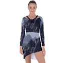 Terrain Mountain Rock Landscape Mountains Nature Asymmetric Cut-Out Shift Dress View1