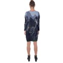 Terrain Mountain Rock Landscape Mountains Nature Asymmetric Cut-Out Shift Dress View2