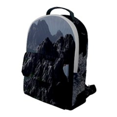 Terrain Mountain Rock Landscape Mountains Nature Flap Pocket Backpack (large) by danenraven