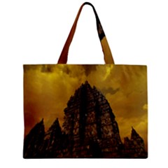 Temple Prambanan Java Indonesia Zipper Mini Tote Bag by danenraven