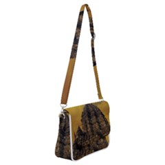 Temple Prambanan Java Indonesia Shoulder Bag With Back Zipper by danenraven