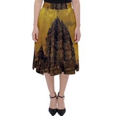 Temple Prambanan Java Indonesia Classic Midi Skirt by danenraven