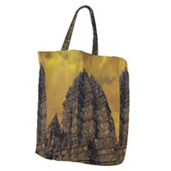 Temple Prambanan Java Indonesia Giant Grocery Tote by danenraven