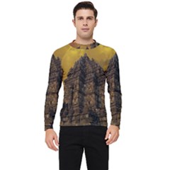 Temple Prambanan Java Indonesia Men s Long Sleeve Rash Guard by danenraven