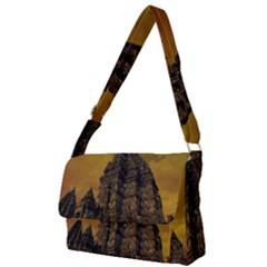 Temple Prambanan Java Indonesia Full Print Messenger Bag (l) by danenraven