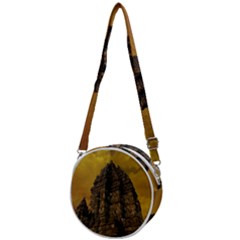 Temple Prambanan Java Indonesia Crossbody Circle Bag by danenraven