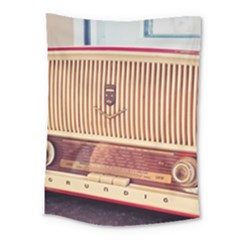 Radio Vintage Listen Retro Music Frequency Medium Tapestry by danenraven