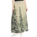 Winter Snow Frost Landscape Forest Trees Woods Maxi Chiffon Skirt View1