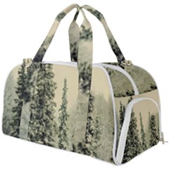 Winter Snow Frost Landscape Forest Trees Woods Burner Gym Duffel Bag by danenraven