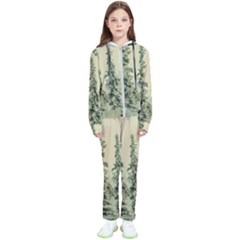 Winter Snow Frost Landscape Forest Trees Woods Kids  Tracksuit by danenraven