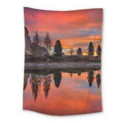 Lago Di Limides Dolomites Alps Italy Mountains Medium Tapestry by danenraven