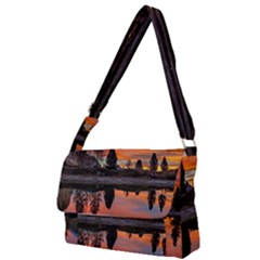 Lago Di Limides Dolomites Alps Italy Mountains Full Print Messenger Bag (s) by danenraven