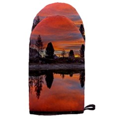 Lago Di Limides Dolomites Alps Italy Mountains Microwave Oven Glove