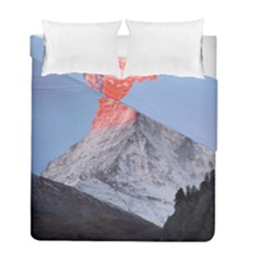 Matterhorn Mountain High Mountains Landscape Duvet Cover Double Side (full/ Double Size) by danenraven