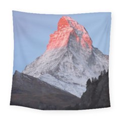 Matterhorn Mountain High Mountains Landscape Square Tapestry (large) by danenraven