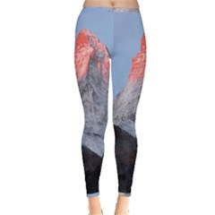 Matterhorn Mountain High Mountains Landscape Inside Out Leggings by danenraven