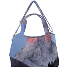 Matterhorn Mountain High Mountains Landscape Double Compartment Shoulder Bag by danenraven