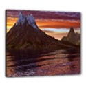 Sunset Island Tropical Sea Ocean Water Travel Canvas 24  x 20  (Stretched) View1