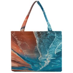 Sea Ocean Coastline Coast Sky Clouds Beach Sand Mini Tote Bag by danenraven