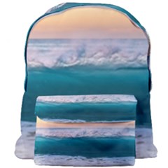 Beach Sea Waves Water Ocean Landscape Nature Giant Full Print Backpack by danenraven