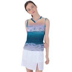 Beach Sea Waves Water Ocean Landscape Nature Women s Sleeveless Sports Top by danenraven