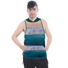 Beach Sea Waves Water Ocean Landscape Nature Men s Sleeveless Hoodie by danenraven