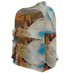 Abstract Mountains Landscape Tabloid Texture Classic Backpack by danenraven