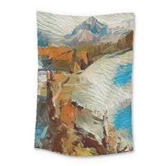 Abstract Mountains Landscape Tabloid Texture Small Tapestry by danenraven