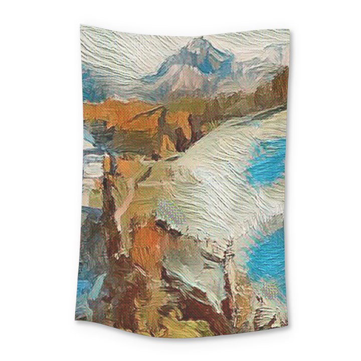 Abstract Mountains Landscape Tabloid Texture Small Tapestry