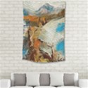 Abstract Mountains Landscape Tabloid Texture Small Tapestry View2