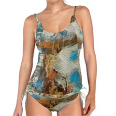 Abstract Mountains Landscape Tabloid Texture Tankini Set by danenraven