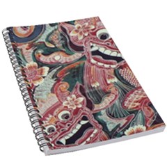 Indonesia Bali Batik Fabric Impression Patterns 5 5  X 8 5  Notebook by danenraven