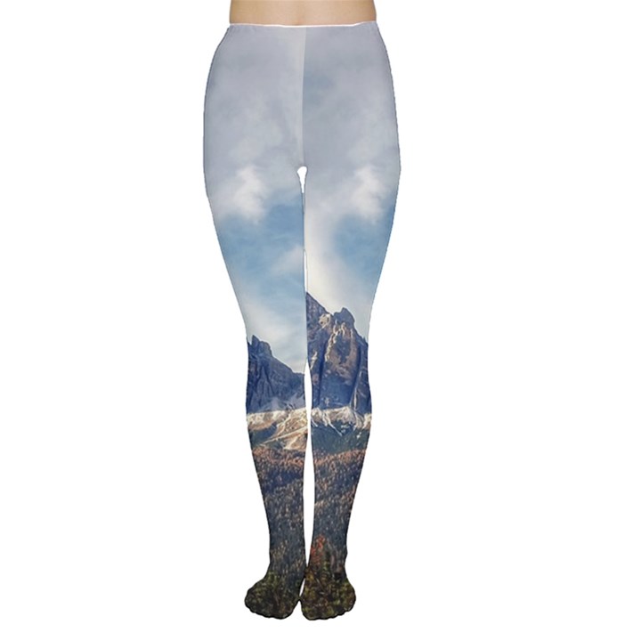 Dolomites Mountains Alps Alpine Trees Conifers Tights