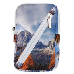 Dolomites Mountains Alps Alpine Trees Conifers Belt Pouch Bag (small) by danenraven