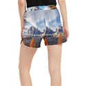 Dolomites Mountains Alps Alpine Trees Conifers Women s Runner Shorts View2