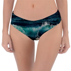 Sea Ocean Waves Seascape Beach Reversible Classic Bikini Bottoms by danenraven