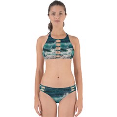 Sea Ocean Waves Seascape Beach Perfectly Cut Out Bikini Set by danenraven