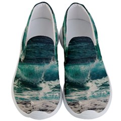 Sea Ocean Waves Seascape Beach Men s Lightweight Slip Ons by danenraven