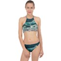 Sea Ocean Waves Seascape Beach Racer Front Bikini Set View1