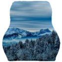 Winter Forest Mountain Snow Nature Alpine Trees Car Seat Velour Cushion  View1