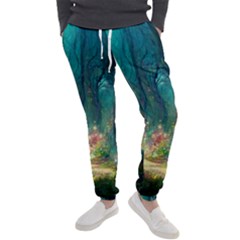 Magical Forest Forest Painting Fantasy Men s Jogger Sweatpants by danenraven