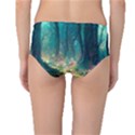 Magical Forest Forest Painting Fantasy Mid-Waist Bikini Bottoms View2