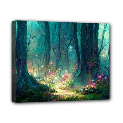 Magical Forest Forest Painting Fantasy Canvas 10  X 8  (stretched) by danenraven