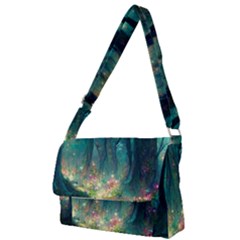 Magical Forest Forest Painting Fantasy Full Print Messenger Bag (s) by danenraven