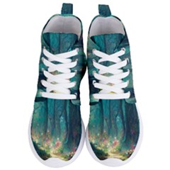 Magical Forest Forest Painting Fantasy Women s Lightweight High Top Sneakers by danenraven