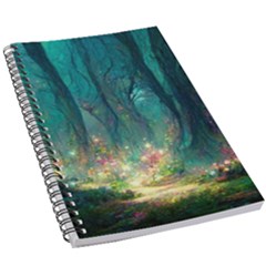 Magical Forest Forest Painting Fantasy 5 5  X 8 5  Notebook by danenraven