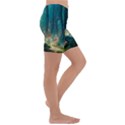 Magical Forest Forest Painting Fantasy Kids  Lightweight Velour Capri Yoga Leggings View3